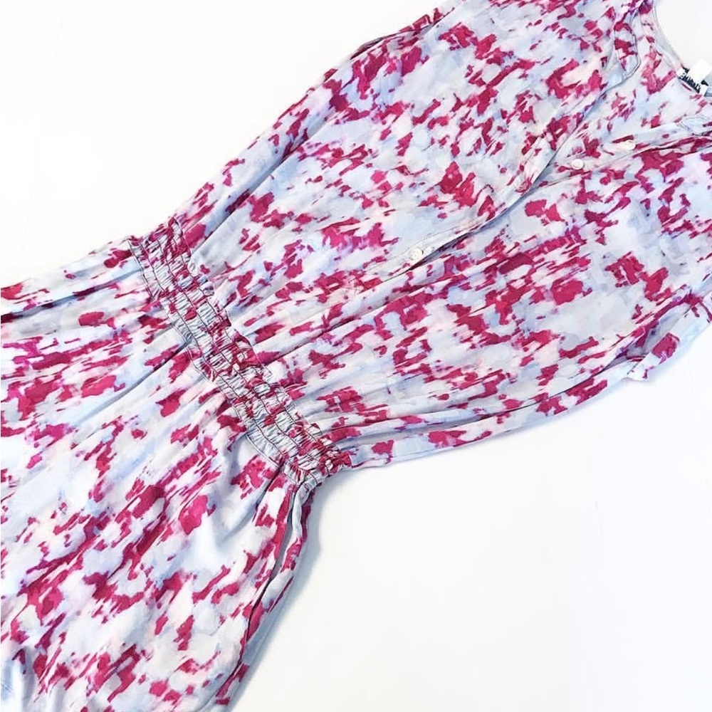 SPLENDID Purple & Pink Multi
Color Print Tie Dye Pocket Romper~ Sz:Small